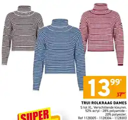 Trafic Trui rolkraag dames aanbieding