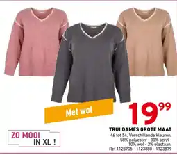 Trafic Trui dames grote maat aanbieding