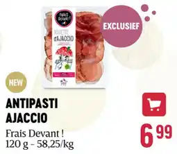 Delhaize Frais devant! antipasti ajaccio aanbieding