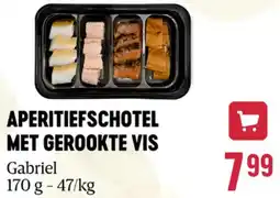 Delhaize Aperitiefschotel met gerookte vis gabriel aanbieding