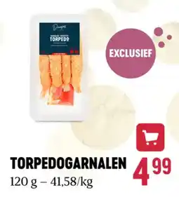 Delhaize Torpedogarnalen aanbieding