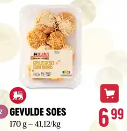 Delhaize Gevulde soes aanbieding