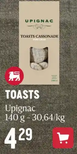Delhaize Upignac toasts aanbieding