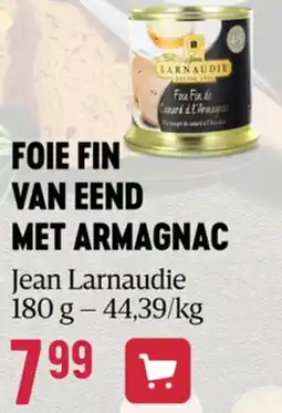 Delhaize Jean larnaudie foie fin met armagnac aanbieding