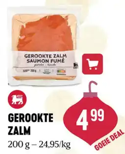 Delhaize Gerookte zalm aanbieding