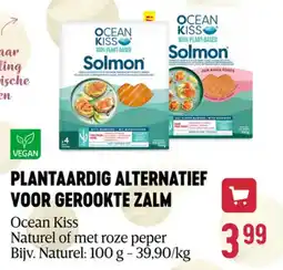 Delhaize Ocean kiss plantaardig alternatief voor gerookte zalm aanbieding