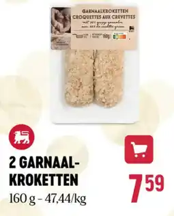 Delhaize 2 garnaalkroketten aanbieding
