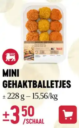 Delhaize Mini gehaktballetjes aanbieding