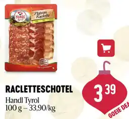 Delhaize Handl Tyrol Racletteschotel aanbieding