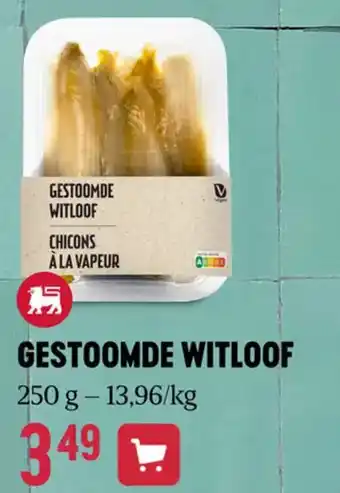 Gestoomde witloof