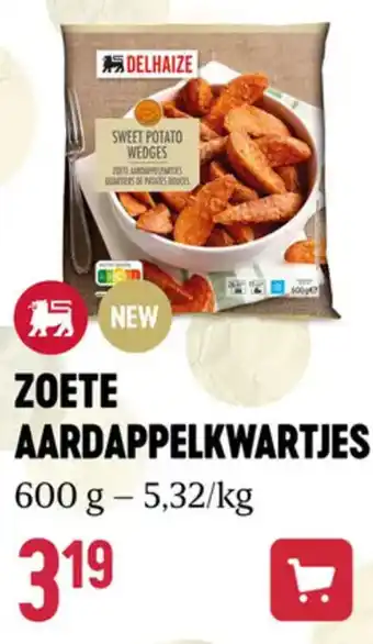 Delhaize Zoete aardappelkwartjes aanbieding