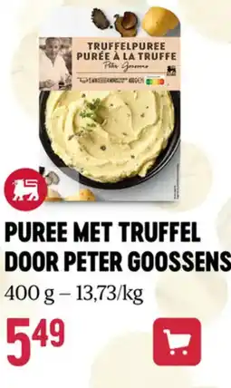 Delhaize Puree met truffel door peter goossens aanbieding