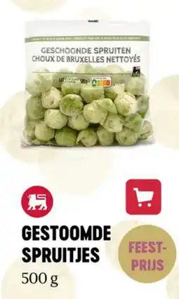 Delhaize Gestoomde spruitjes aanbieding