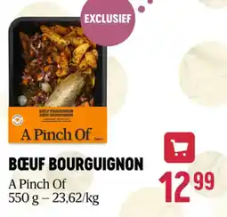 Delhaize A pinch of boeuf bourguignon aanbieding