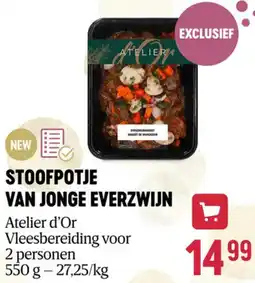 Delhaize Stoofpotje van jonge everzwijn aanbieding
