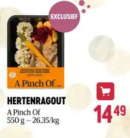 Delhaize A Pinch Of hertenragout aanbieding