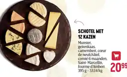 Delhaize Schotel met 12 kazen aanbieding