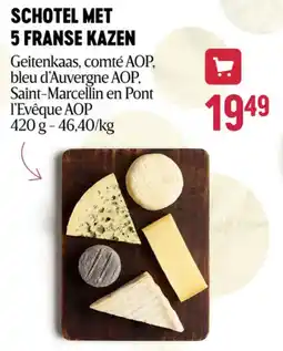 Delhaize Schotel met 5 franse kazen aanbieding