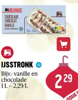 Delhaize Ijsstronk aanbieding