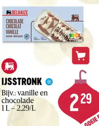 Delhaize Ijsstronk aanbieding