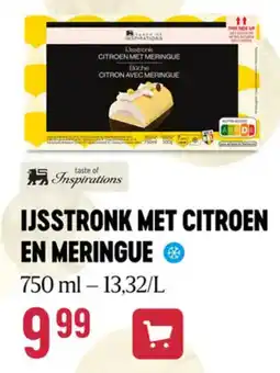 Delhaize Ijsstronk met citroen en meringue aanbieding