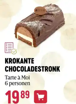 Delhaize Krokante chocoladestronk aanbieding