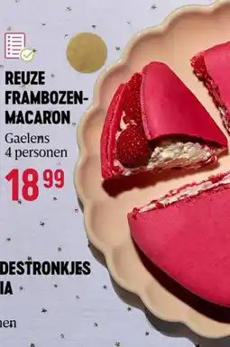 Delhaize Reuze frambozen macaron aanbieding