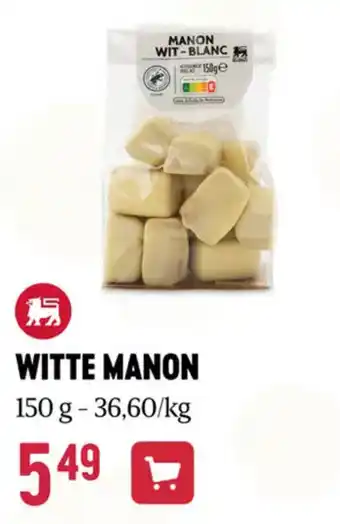 Delhaize Witte manon aanbieding