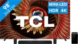 Coolblue TCL 98 QD Mini-led C81K 4K (2025) + TCL Q85H PRO aanbieding