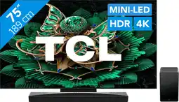 Coolblue TCL 75 QD Mini-led C71K 4K (2025) + TCL Q75H aanbieding
