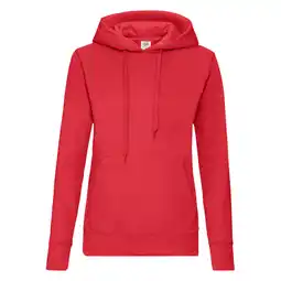 Decathlon Dames Klassieke Hoodie (Rood) aanbieding