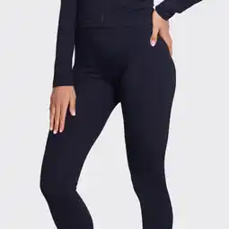 Decathlon Sportlegging padel en tennis dames ademend Seamless Jana Black aanbieding