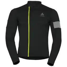 Decathlon Lombardia Warme Odlo-trui met lange mouwen en opstaande kraag met ritssluiting aanbieding