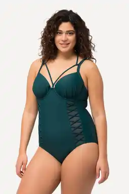 Decathlon Dames Badpak halternek zachte cups beugels gerecycled aanbieding