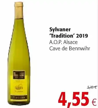 Colruyt Sylvaner 'Tradition' 2019 aanbieding