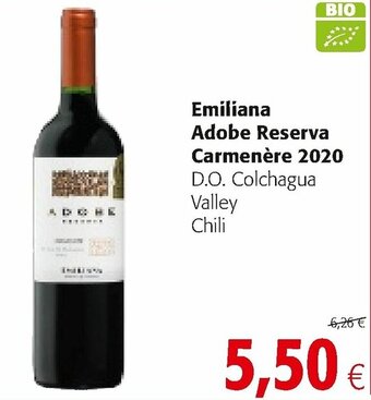 Emiliana Adobe Reserva Carmenere 2020