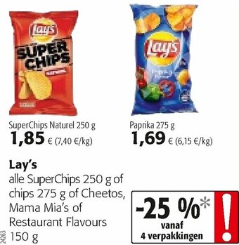 Colruyt Lay's aanbieding