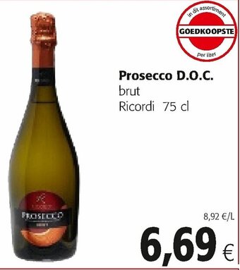 Colruyt Prosecco D.O.C. aanbieding
