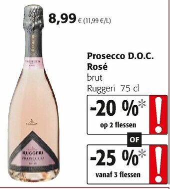 Colruyt Prosecco D.O.C. Rose aanbieding