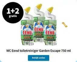 Plein.nl WC Eend toiletreiniger Garden Escape aanbieding