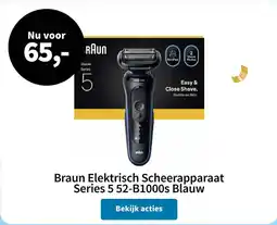 Plein.nl Braun Elektrisch Scheerapparaat Series 5 aanbieding