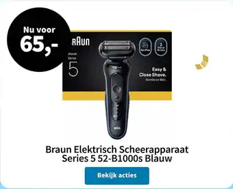 Plein.nl Braun Elektrisch Scheerapparaat Series 5 aanbieding