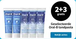 Plein.nl Geselecteerde Oral-B tandpasta aanbieding