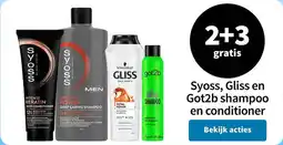 Plein.nl Syoss Gliss en Got2b shampoo en conditioner aanbieding
