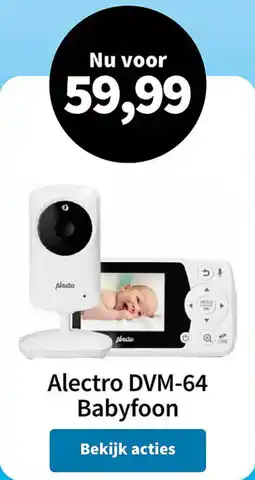 Plein.nl Alectro DVM-64 Babyfoon aanbieding