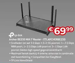 AUVA Archer BE230 Wifi? Router ITTLARCHERBE230 aanbieding