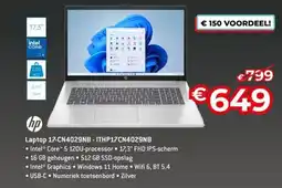 AUVA HP Laptop 17-CN4029NB ITHP17CN4029NB aanbieding