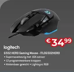 AUVA Logitech G502 HERO Gaming Mouse ITLOG502HERO aanbieding
