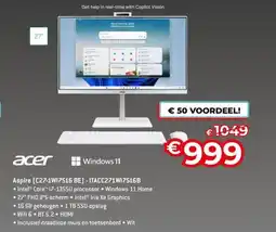 AUVA Acer Aspire C27-1WI7516 BE ITACC271WI7516B aanbieding