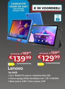 AUVA Lenovo Tab 64GB aanbieding